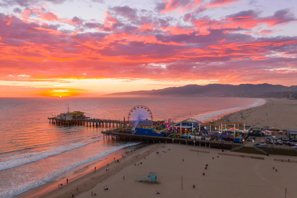Santa Monica Santa Monica. Photo fournie par l'agence Mn'Organisation