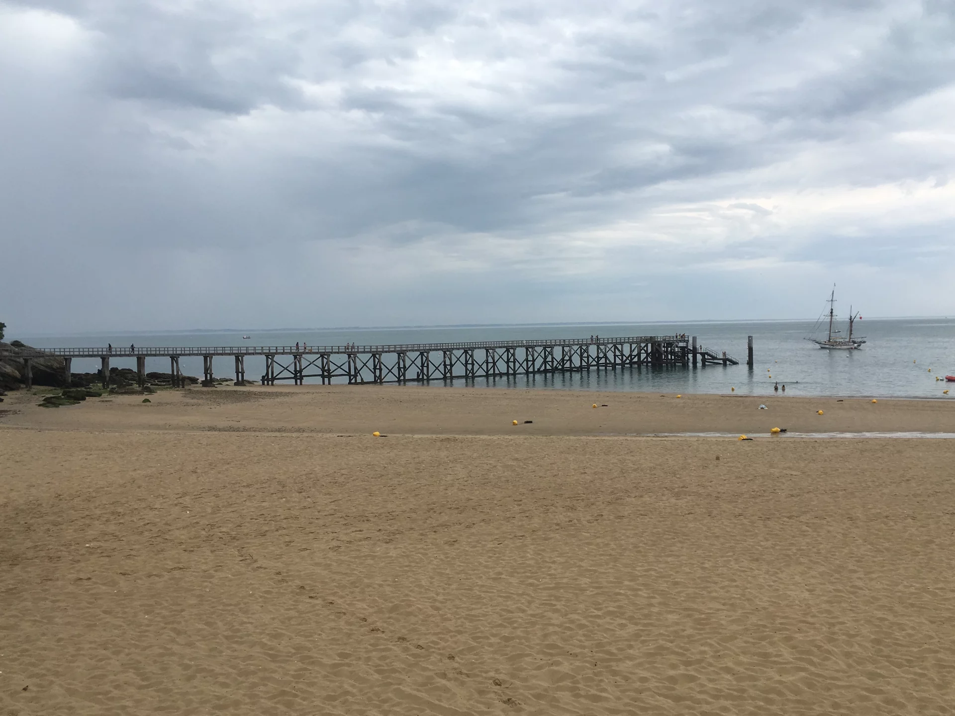 La Plage des Dames et sa jetée 