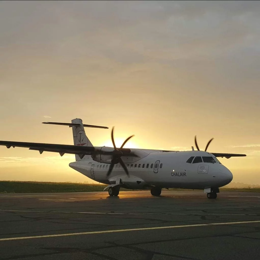 Un ATR 42 de Chalair (CE), le type d’appareil qui sera basé à Andorre-La Seu d’Urgell. Photo Chalair